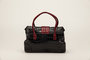 Handtas zwart, rode gesp_3